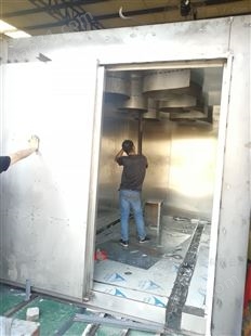 木业用烘干固化油漆烤炉 现场做工业烤房