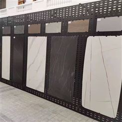 广东禾有800瓷砖展示架木地板推拉柜ios9001认证质量可调推拉展板产品展示柜