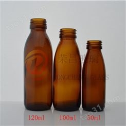 荣昌玻璃生产糖浆玻璃瓶 棕色糖浆瓶 玻璃糖浆瓶