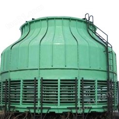 工业150吨冷却塔 圆形横流式冷却塔厂家 玻璃钢冷却塔 润隆