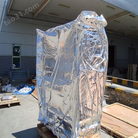 定制真空大型机械设备袋   汽车行业零部件铝箔编织袋