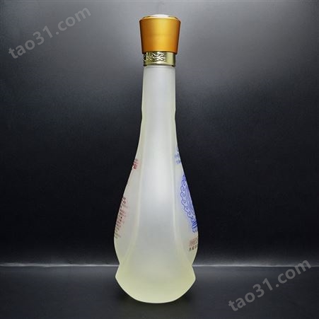 火速厂家生产创意瓶 磨砂工艺果酒药酒白酒玻璃瓶