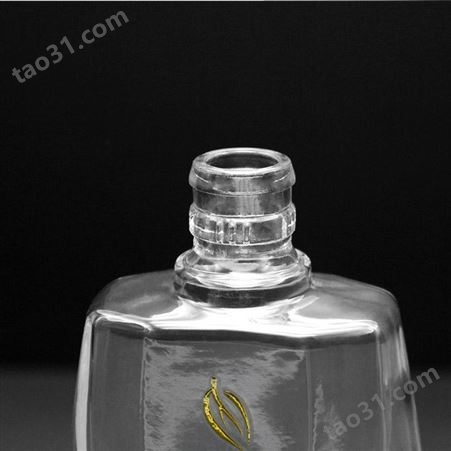 四川厂家定制生产玻璃酒瓶 白酒洋酒瓶 烤花工艺瓶