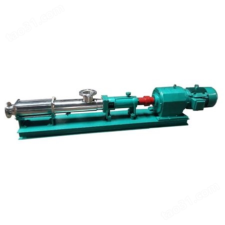 单螺杆泵-不锈钢高粘度泵 -温州螺杆泵厂家供应