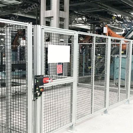 车间设备围栏 安全围栏订做 铝型材设备围栏定制