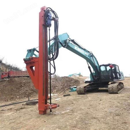 挖掘机钻机 挖掘机改装液压钻机 欧力德矿山施工