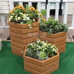 厂家批发 环康花槽花箱 实木花槽景观花箱 户外种植箱 可定制