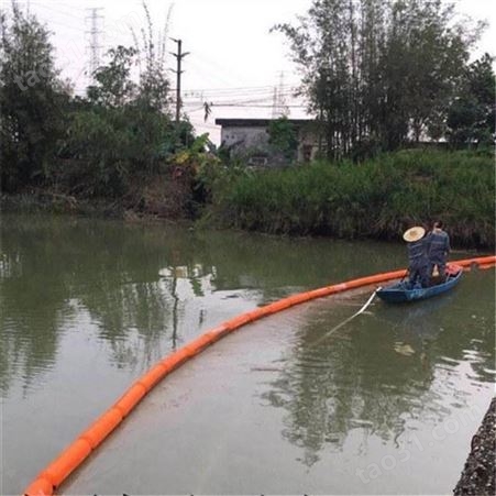 天蔚河道水面聚乙烯材质直径20*100厘米塑料拦污浮筒
