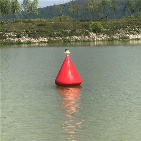 直径700*900锥形塑料内河湖面聚乙烯材质警示浮标天蔚科技