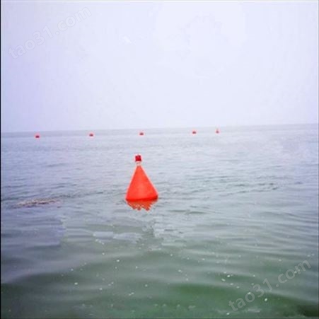 天蔚水上提醒塑料聚乙烯材质直径700*900海上警戒浮标