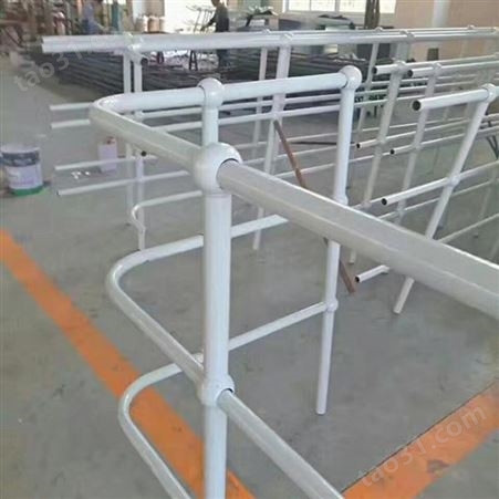 船舶扶手栏杆 玉林空心球焊接的栏杆 球形立柱栏杆 楼梯扶手