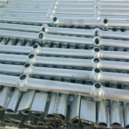 镀锌球节栏杆 5球接立柱 电厂平台防护栏 环形围栏 林欢金属 低碳钢