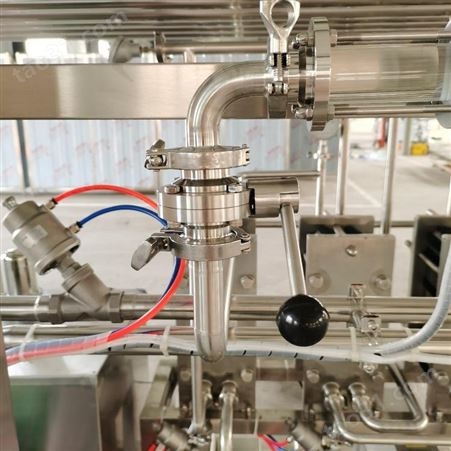 百科标准巴氏鲜奶流水线设备构成 大产量加工巴氏奶设备 电加热板式牛奶杀菌机