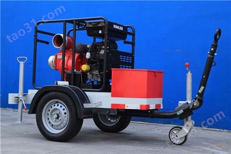 6寸柴油水泵 车载式水泵 应急抢险专用泵车
