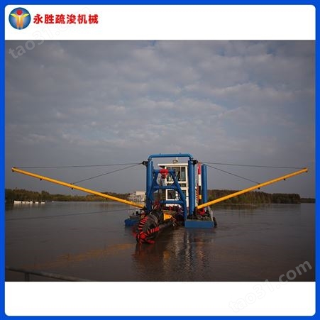河道绞吸船 大型挖砂船 清淤船 小时产量50-90m³/h 永胜疏浚