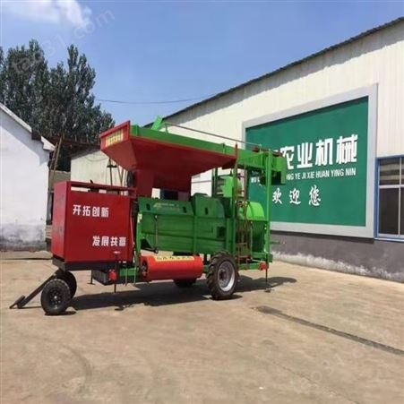 厂家大中型玉米脱粒机 铲车上料 可以配套发动机电机 每小时20吨到30吨左右