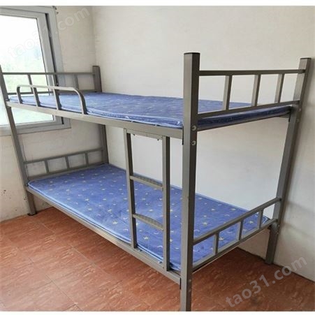 现货直销 双层上下铺铁床 寝室公寓高低床 定制批发