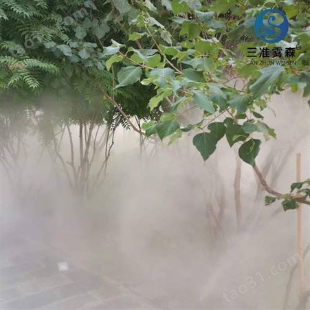 城市空气质量的调节新雾森喷雾系统