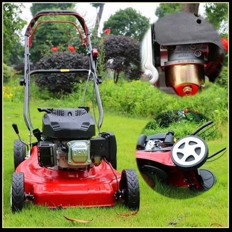 恒翔 手推式汽油割草机 公园花园绿化修剪草坪机 20寸剪草车