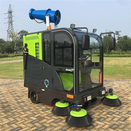 中禧机械 小型驾驶式高压清洗 电动扫地车ZX-C5