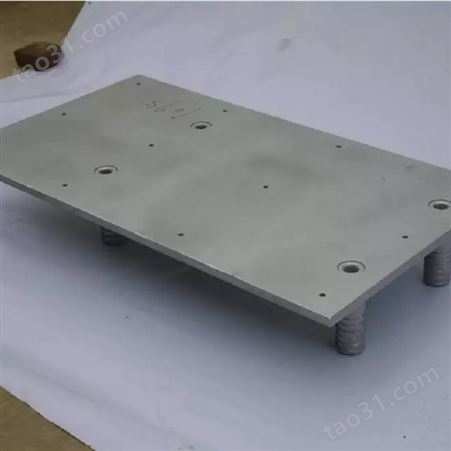 高铁桥梁附属预埋金属配件定位钢板Q355B渗锌调平支座
