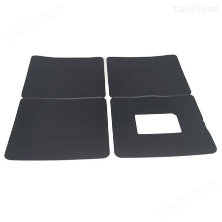 圆形硅胶垫 防静电硅胶垫片黑色硅胶垫 规格齐全