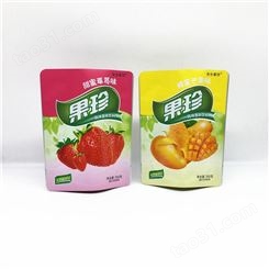 冠科 郑州自立包装袋厂家 立体包装食品袋 镀铝加拉链自封 定制
