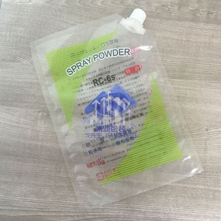 供应三边封透明碳粉吸嘴袋 化工产品专用防腐蚀包装 彩印胶袋