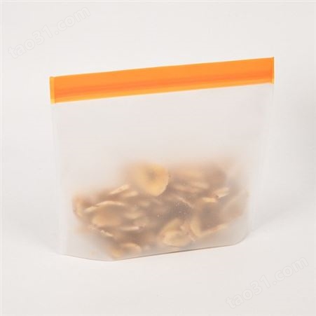 定制PEVA食品袋 食物储藏磨砂袋 半透热压密封自封袋