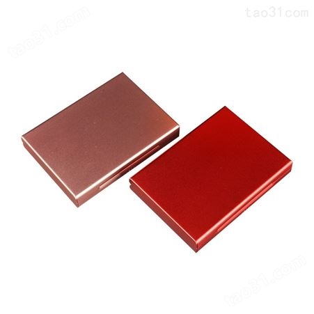 便携铝卡盒定做_金色铝卡盒批发_A03
