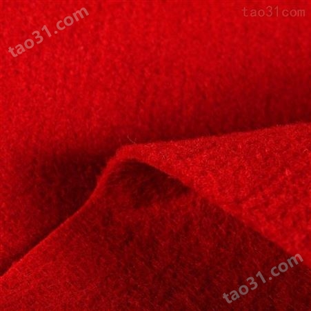 展会婚庆地毯 红色拉绒毯 一次性迎宾地垫 支持定制