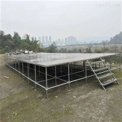 铝合金拼装舞台搭建 升降台定做 活动表演用t台 超人定制