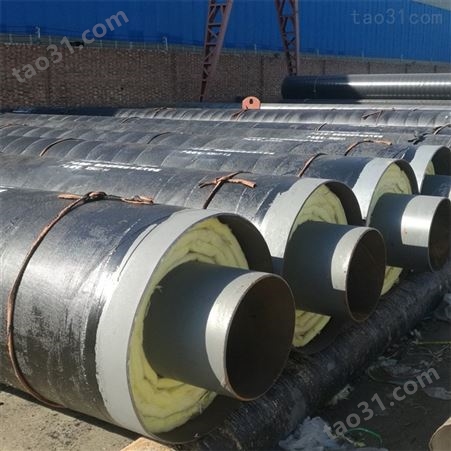 蒸汽直埋钢套钢保温管 高密度聚乙烯保温钢管 全国施工