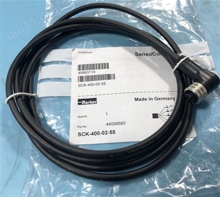 原装派克parker传感器连接线SCK-400-02-55派克连接电缆