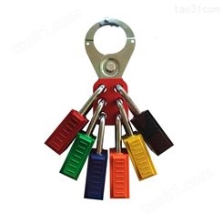 铂铒盾PATRON 安全挂锁上锁挂牌锁具11217黑色不同花钥匙塑料锁体