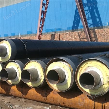 钢套钢保温管结构特点 集中供热城市暖气 地埋保温钢管 全国施工