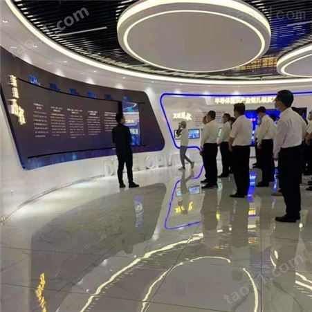 江西南昌 互动滑轨屏 展厅展馆互动自动导轨屏方案 推拉式智能滑轨屏幕