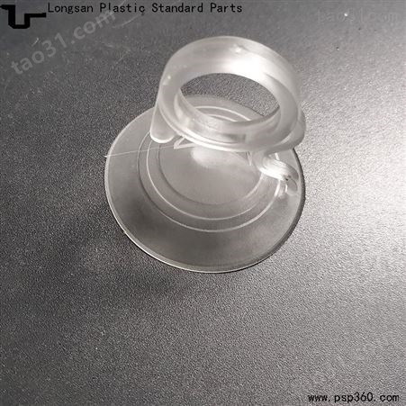 厂家供应玻璃吸盘直径40mmPVC吸盘透明拉环吸盘吸力强