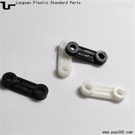 龙三塑胶厂供应孔距14.2mm凸面圆角压线扣直板压线夹PP环保
