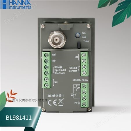 BL981411意大利HANNA哈纳pH控制器汉钠在线酸度计