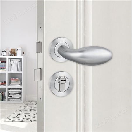 慧聪304不锈钢分体锁室内卧室房门HC-3020通用型家用卫生间木门门锁
