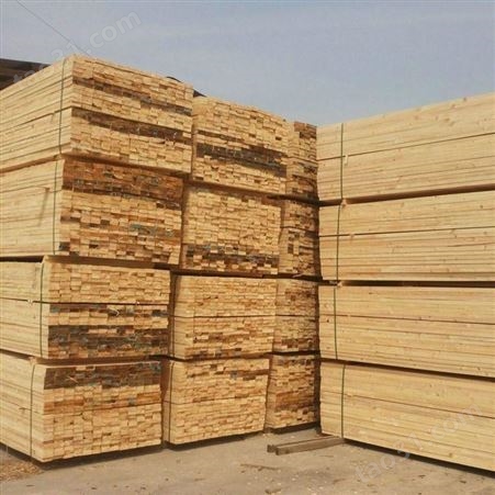 进口建筑木方规格优质辐射松进口建筑木方报价木方厂家直供_呈果木业