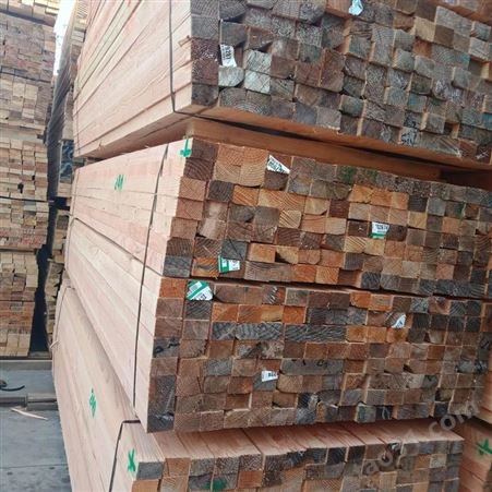 建筑模板木方 厂家直供4x8花旗松木方 呈果木业