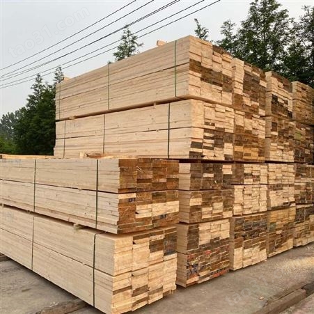 呈果木业供应工地木方厂家直供建筑方木工程规格
