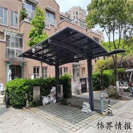 广安 自行车雨棚施工 全国可做 隔热车棚