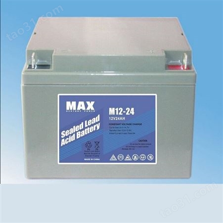 MAX蓄电池M12-150 12V150AH 20HR UPS EPS应急配电柜 安防电源系统