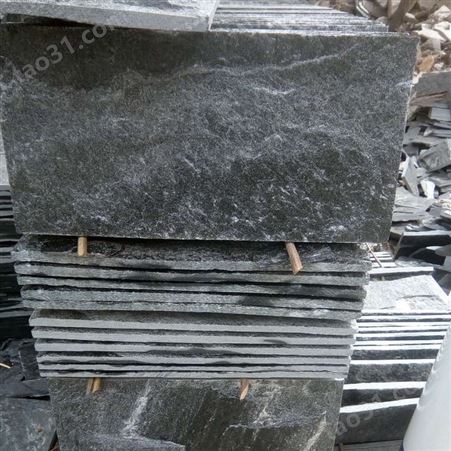 深灰色板岩  深灰色自然面板岩厂家批发