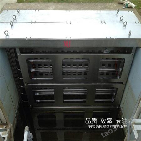 供应襄樊城镇污水处理厂明渠框架式紫外线杀菌消毒器 中压UV消毒器