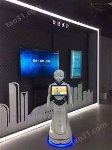 济南中国移动5G自主导航展厅迎宾讲解机器人