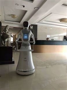 山西学校酒店实训室餐厅送餐迎宾机器人